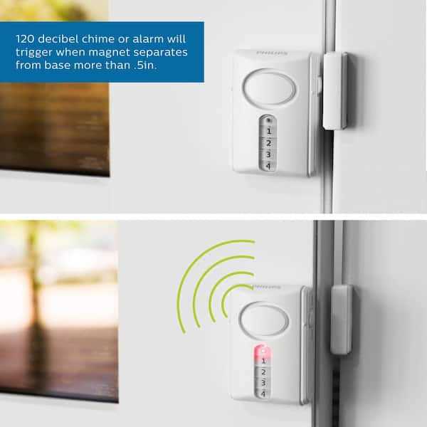 Philips Personal Security Deluxe Door Alarm Keypad Activation - Image 5