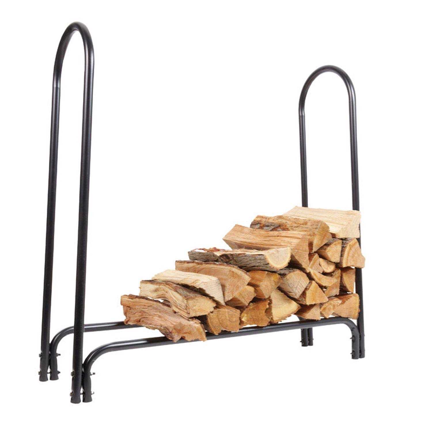 Panacea Black Deluxe Steel Log Rack - Image 3