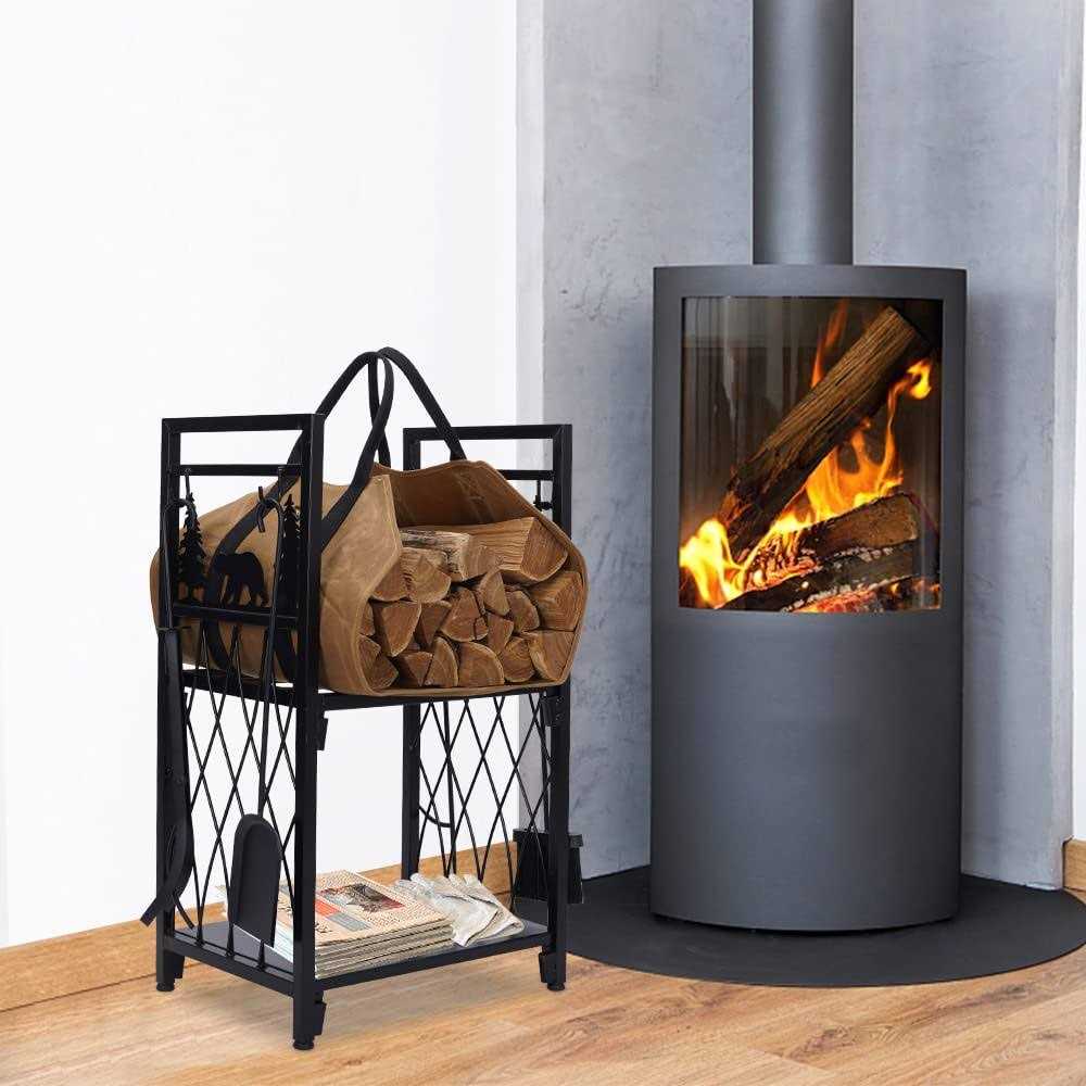 MYFIREPLACEDIRECT Sturdy Waxed Canvas Firewood Log Carrier - Image 5