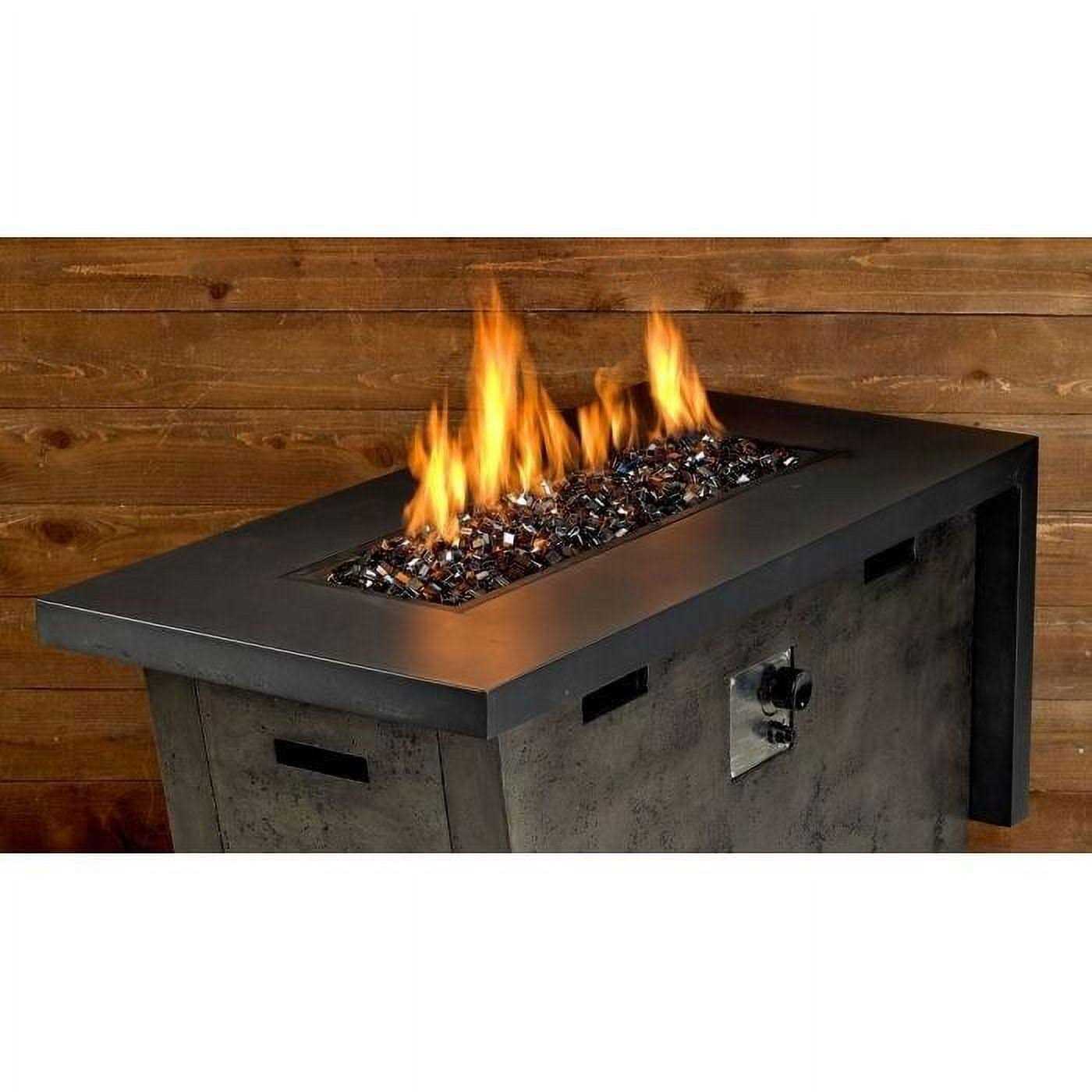 American Fire Glass 1/2 Copper Luster Cube - Image 3