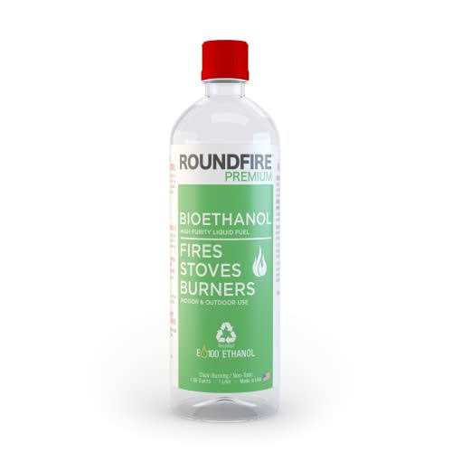 Roundfire Premium Ethanol Fireplace Fuel 1 Liter Fuel for Fire - Image 3