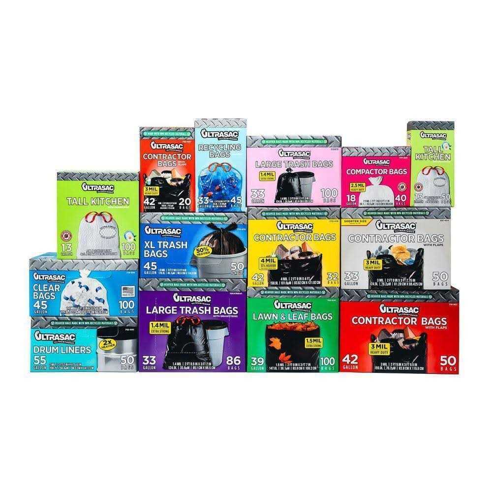 Ultrasac Heavy Duty Compactor Bags 18 Gallon 2.5 Mil - Image 4