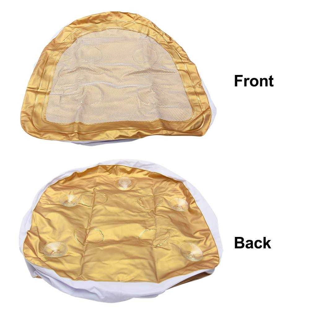 Hot Tub Booster Cushion w/Suction Cups Inflatable Spa Cushion PVC Bathtub Pillow - Image 5