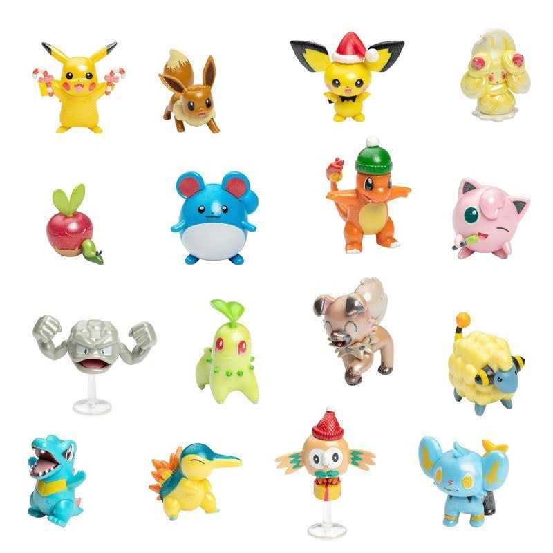 Pokémon 2023 Holiday Advent Calendar for Kids Boys & Girls 24 Piece Gift Playset - Image 4