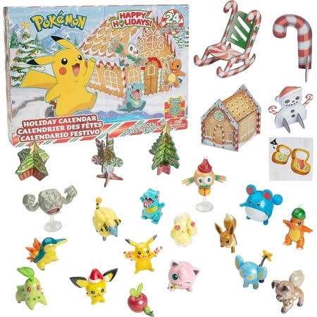 Pokémon 2023 Holiday Advent Calendar for Kids Boys & Girls 24 Piece Gift Playset - Image 5