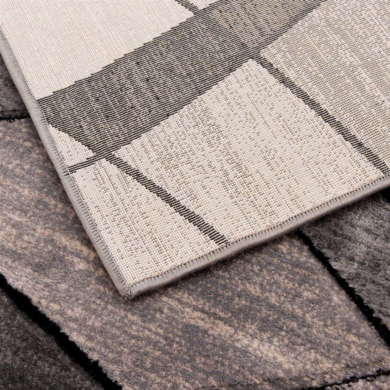 Better Homes Gardens Gray Abstract Area Rug - Image 4