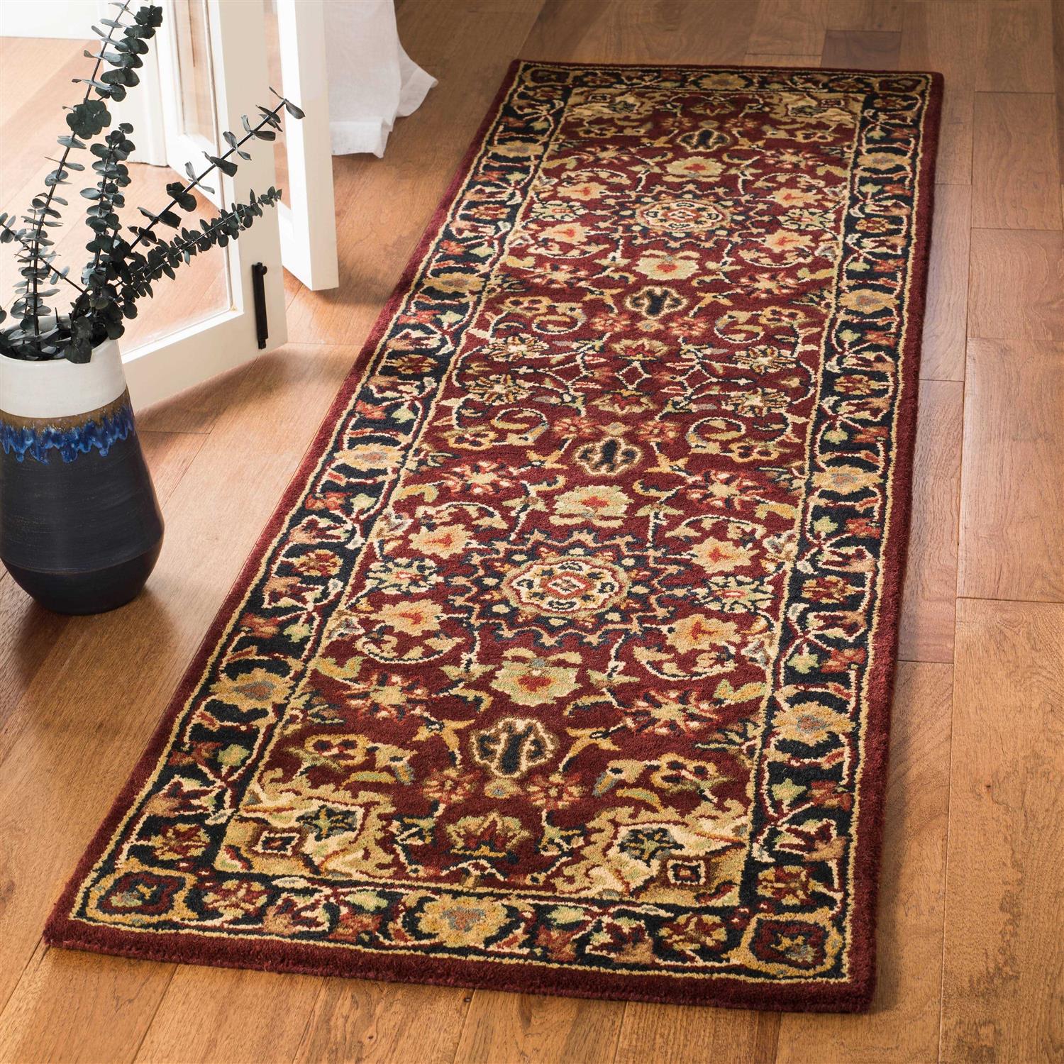 Safavieh Classic Burgundy Navy Rug - Image 5